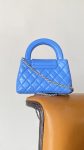 Chanel Kelly Bag Blue For Women 5,1in/13cm