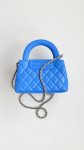 Chanel Kelly Bag Blue For Women 5,1in/13cm