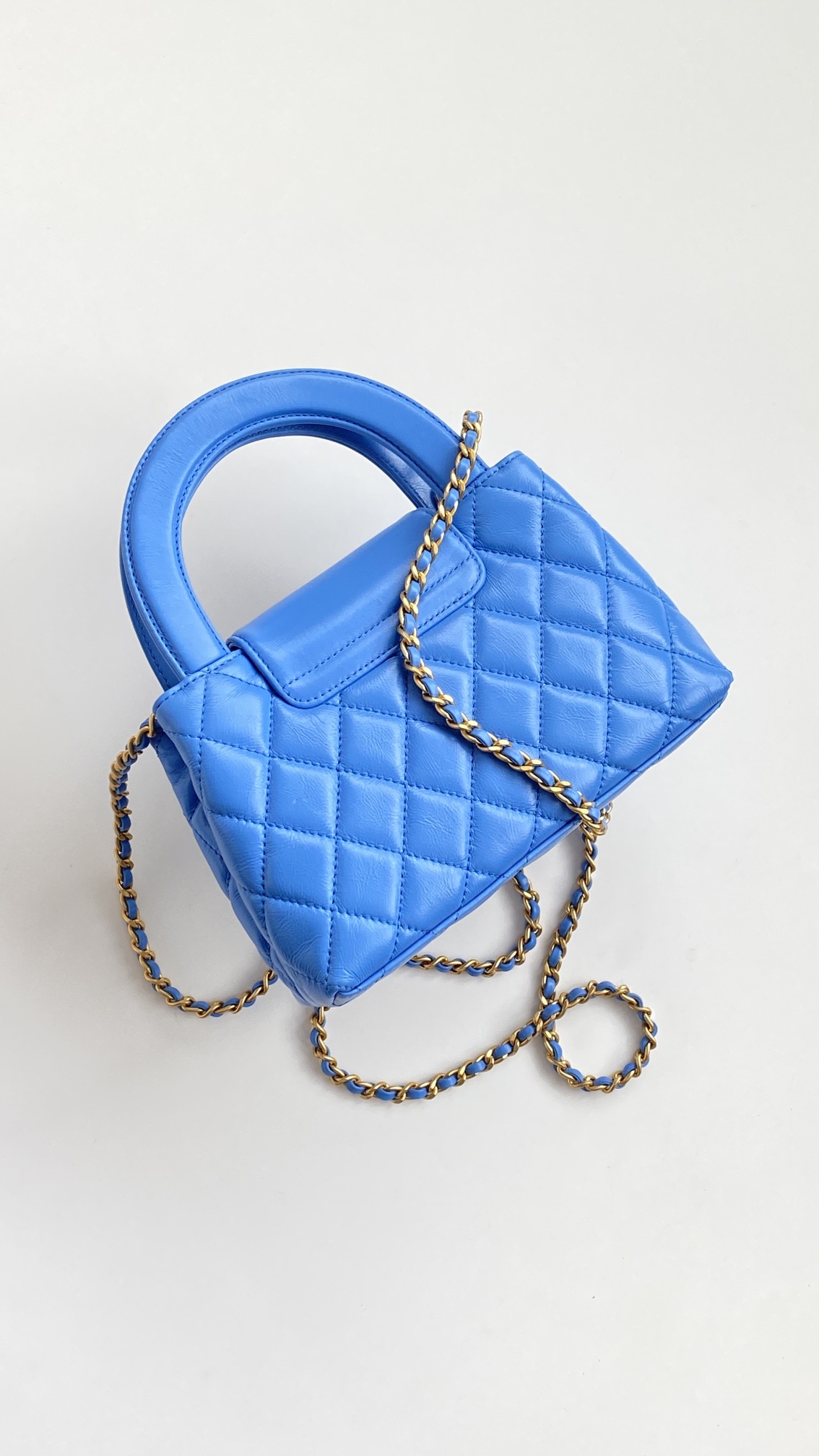 Chanel Kelly Bag Blue For Women 5,1in/13cm