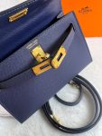 Hermes Kelly 19 Blue France Swift Bag For Women, Women’s Handbags, Shoulder Bags 7.5in/19cm