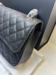 Chanel Classic Handbag Gold Hardware Black For Women, Women’s Bags, Shoulder And Crossbody Bags 10.2in/26cm A01112