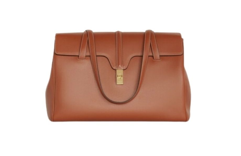 Large Soft 16 Bag In Smooth Brown For Women‎ 15in/38cm 194043CR4.04LU