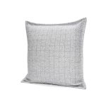 Loewe Anagram Cushion In Wool Grey/White F811487X60