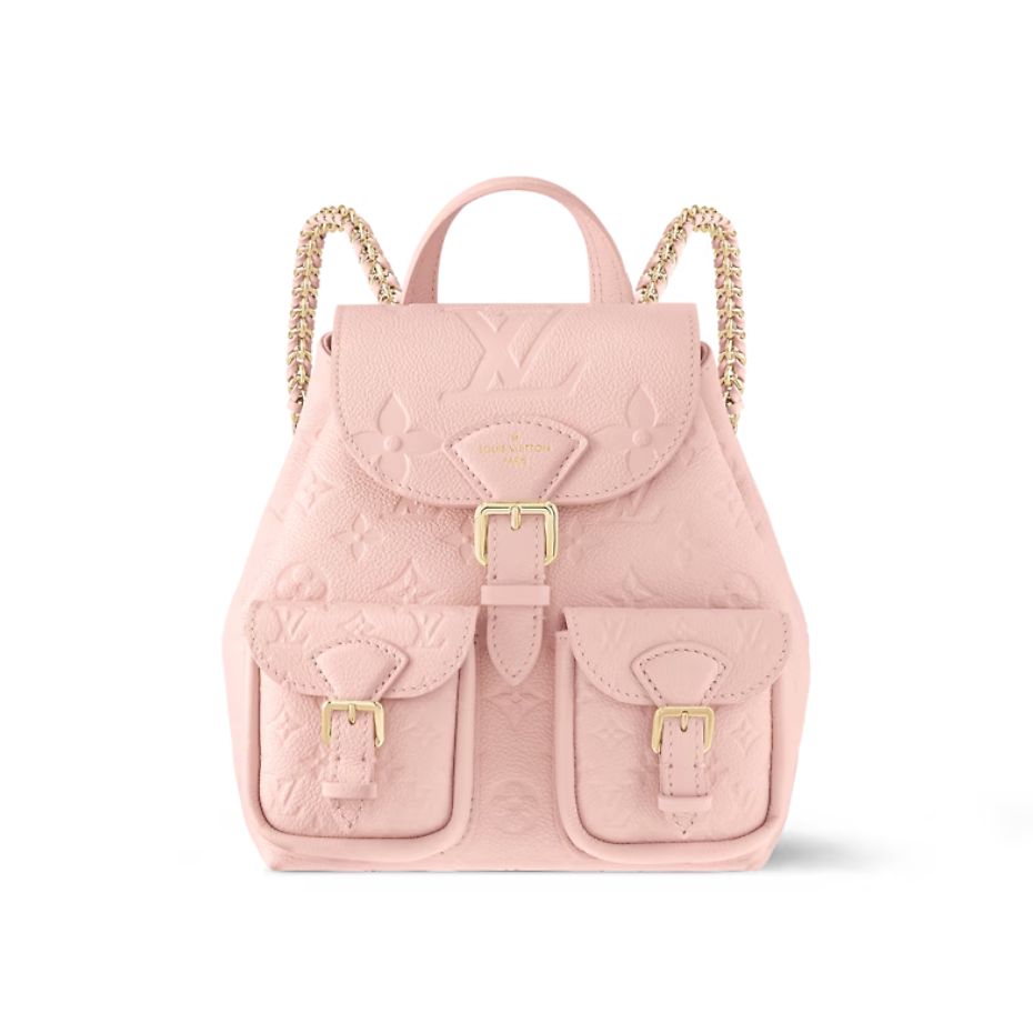 Louis Vuitton Backup Pink For Women 8.6 Inches/ 22 Cm M47074