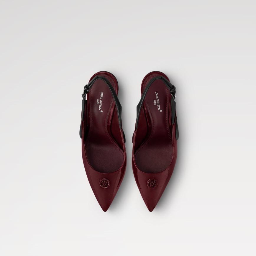 Louis Vuitton Archlight Slingback Pump Bordeaux Red For Women 1ADA7V