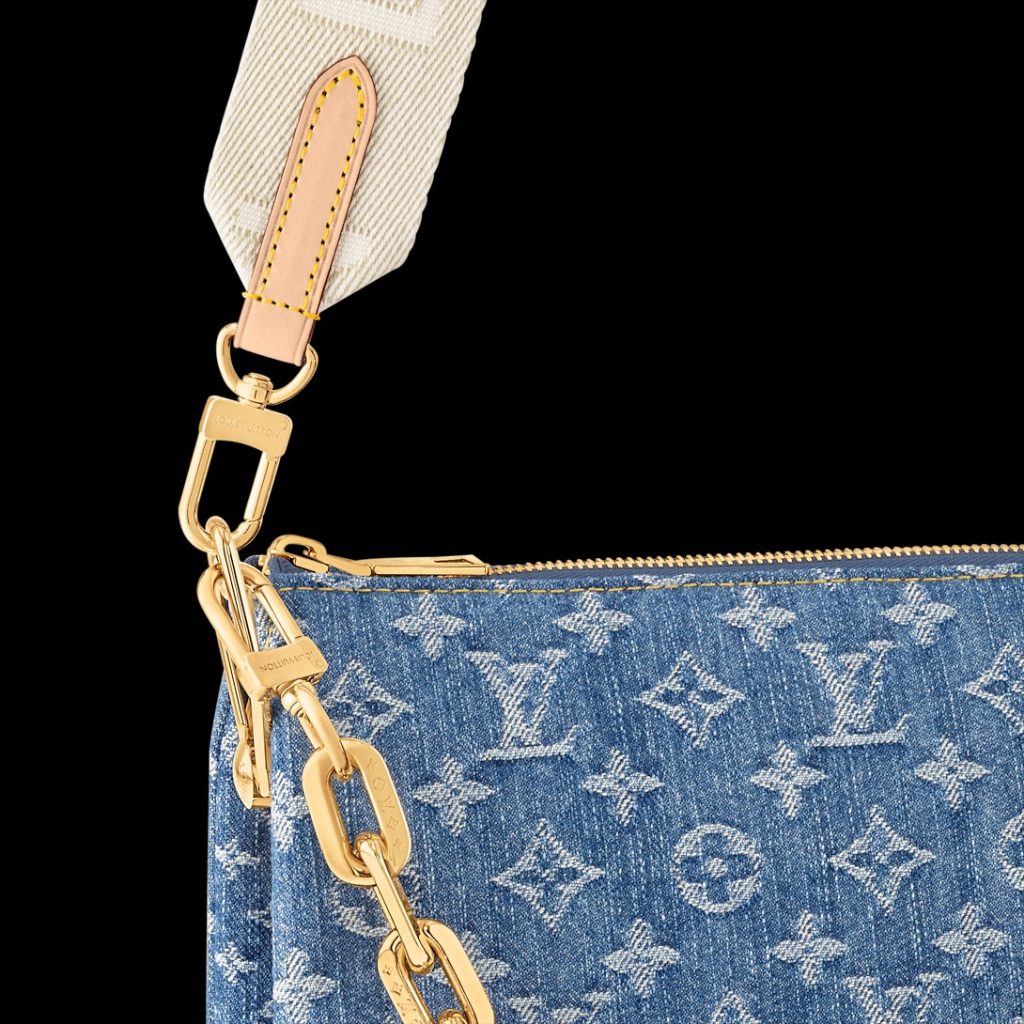 Louis Vuitton Coussin PM Blue Denim For Women M24564 – 10.2 Inches / 25.9 Cm