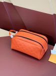 Travel Set Louis Vuitton: Horizon 55 Suitcase Orange + Dopp Kit Orange