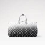 Louis Vuitton Keepall Bandoulière 45 Frost Gradient Silver For Women 17.7in/45cm M12067