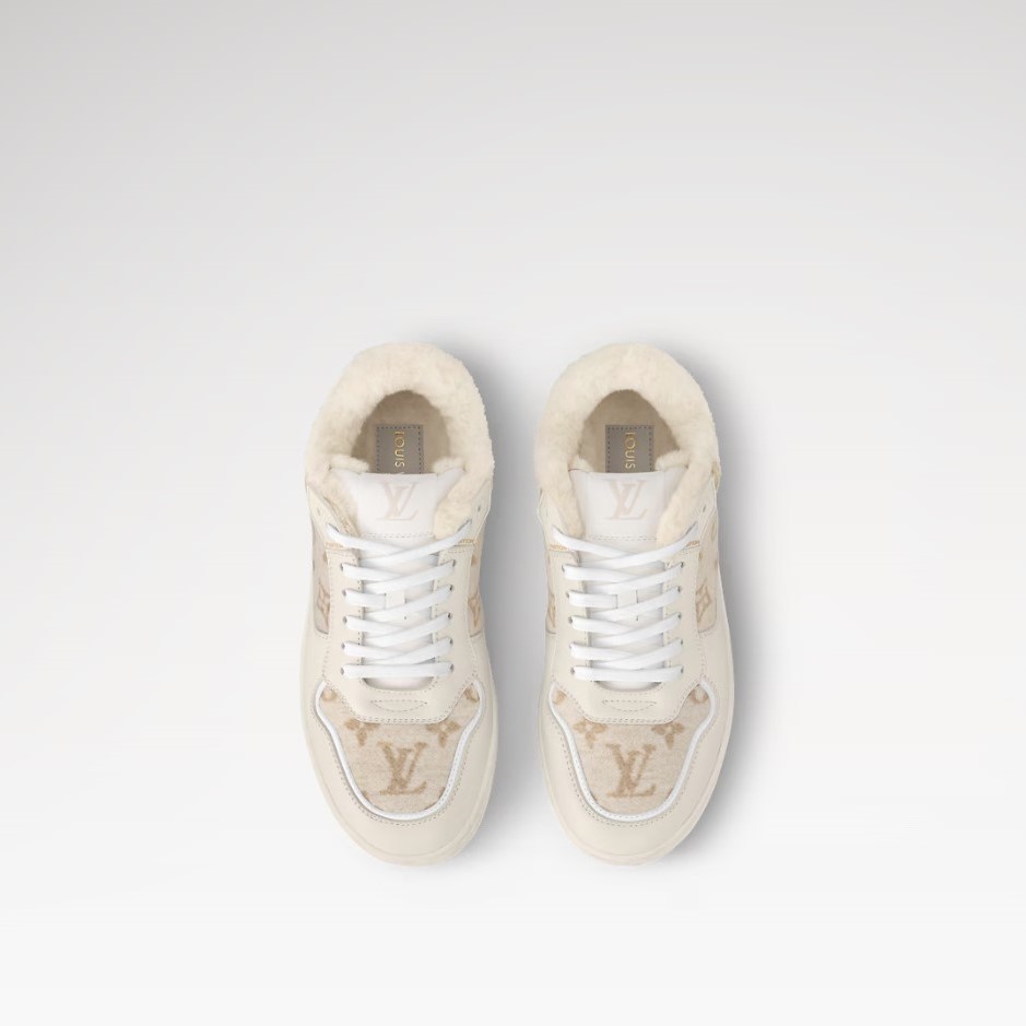 Louis Vuitton LV Stadium Sneaker Beige For Women 1ADCRC