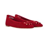 Louis Vuitton Shake Flat Ballerina Cerise Red For Women 1ACYBI