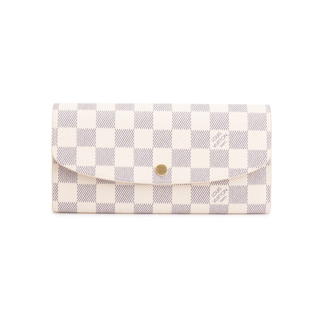 Louis Vuitton Damier Azur Canvas Emilie Wallet