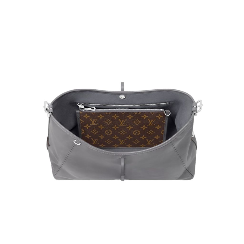 Louis Vuitton CarryAll Dark MM Gris Trianon For Women 30cm/12in – M12583