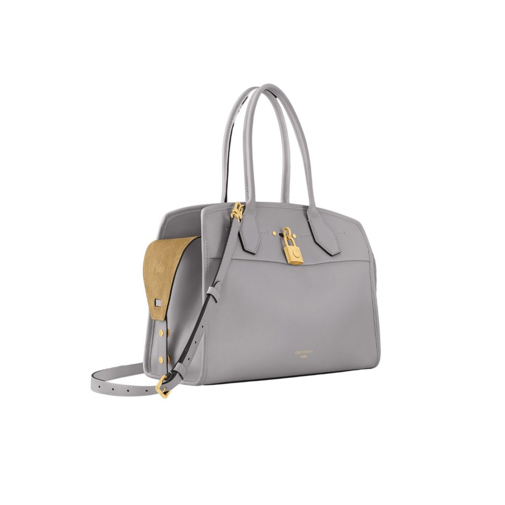 Louis Vuitton City Steamer Soft MM Gris Trianon For Women 36cm/11.8in – M12550