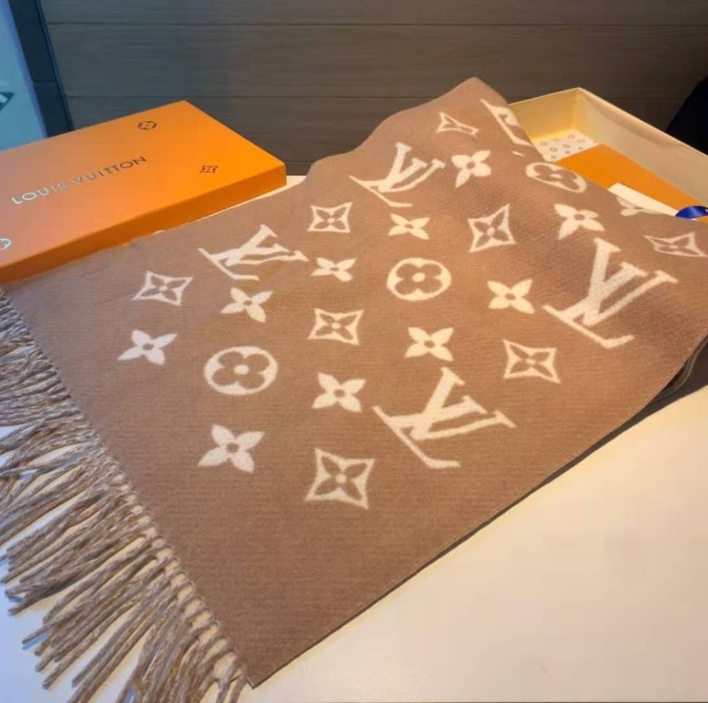 LV Essential Scarf Brown For Women M77728