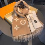 LV Essential Scarf Brown For Women M77728