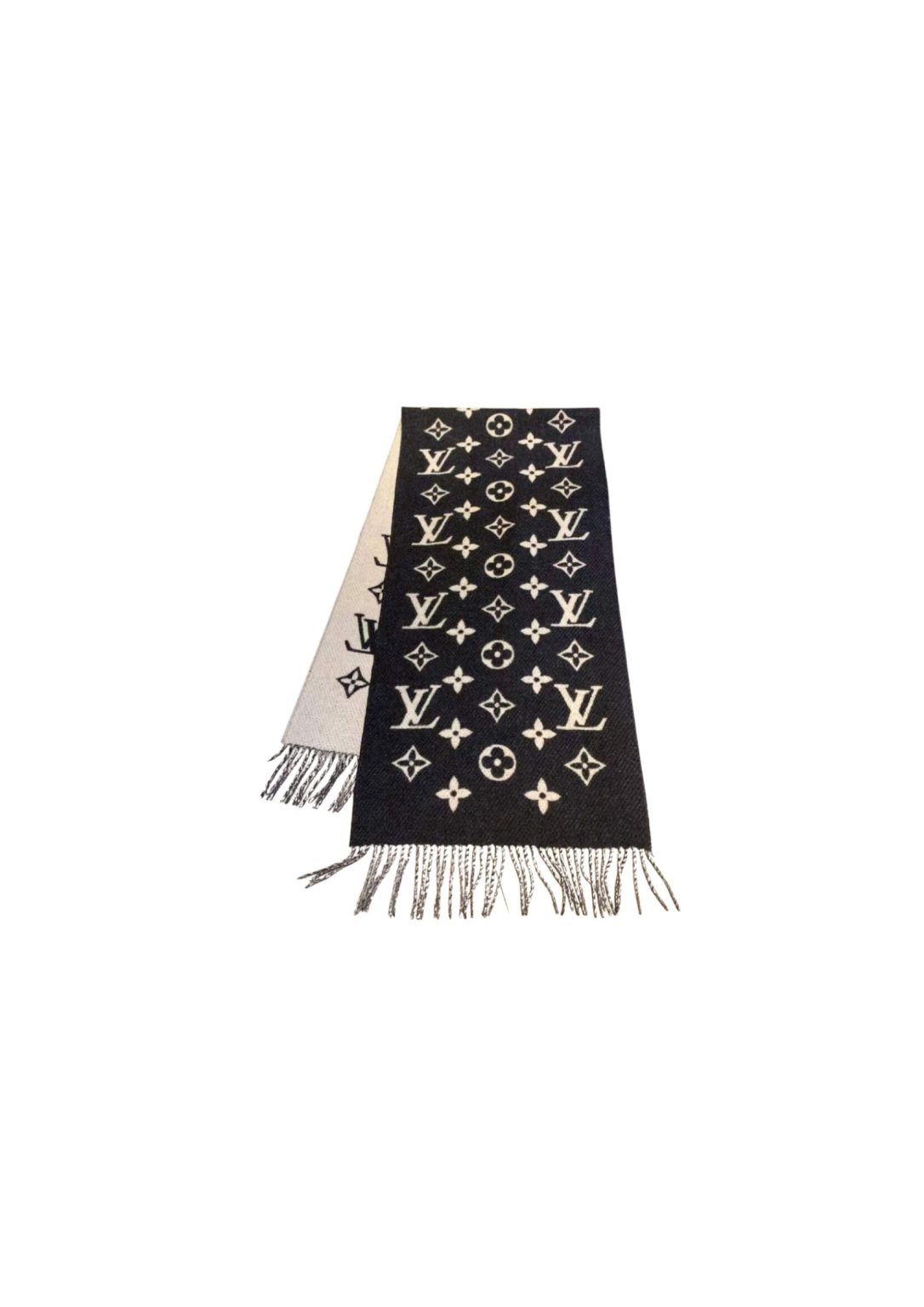 LV Essential Scarf Black For Women M77853