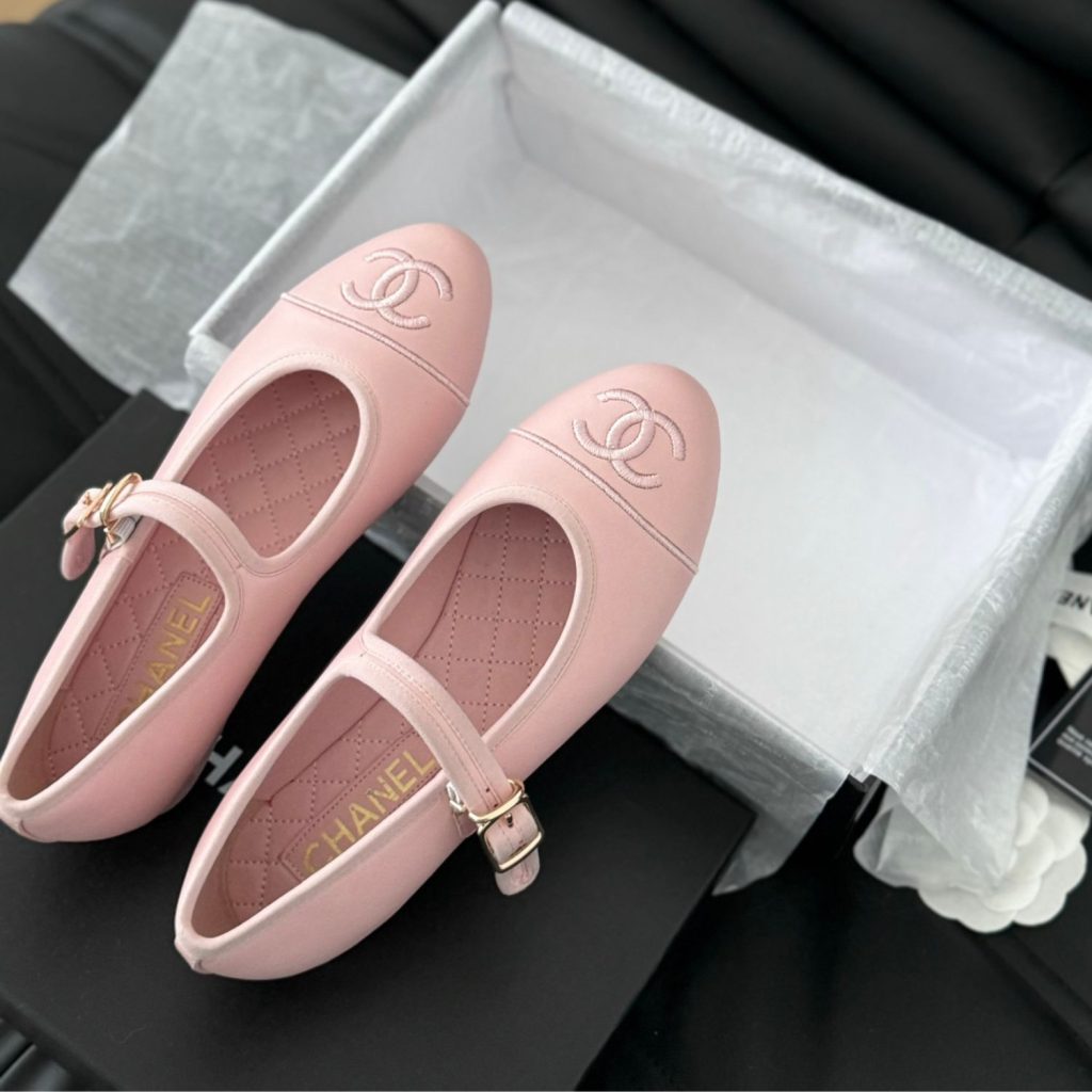 Chanel Mary Janes 24SS Pink For Women