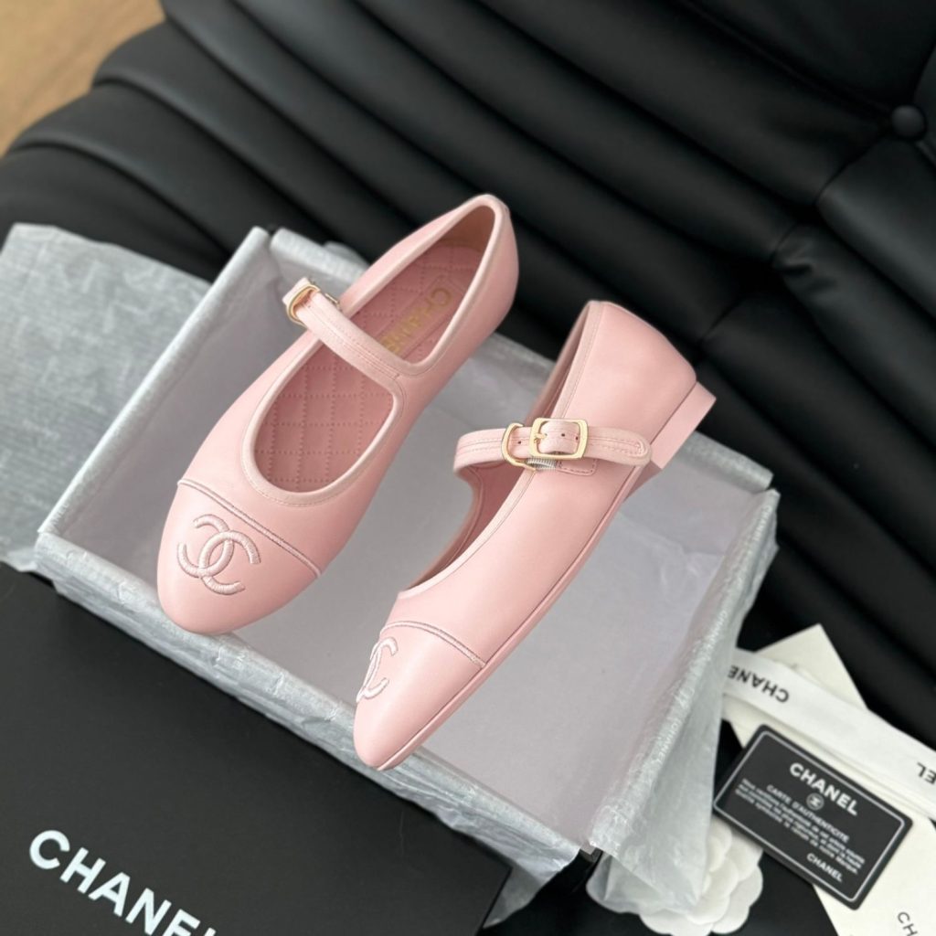 Chanel Mary Janes 24SS Pink For Women