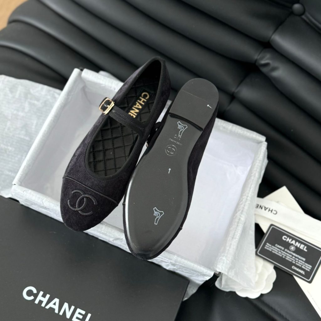 Chanel Mary Janes 24SS Black For Women