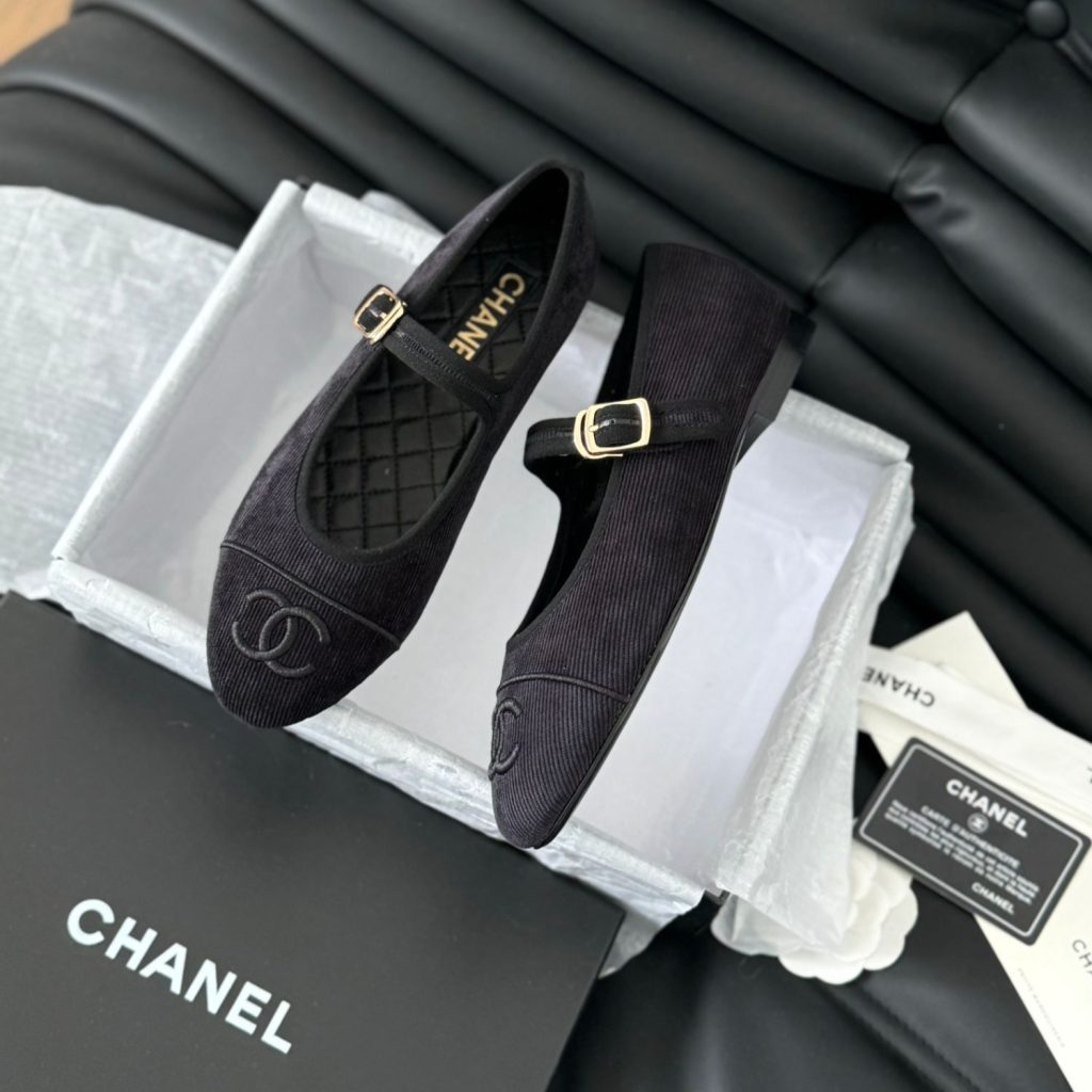 Chanel Mary Janes 24SS Black For Women