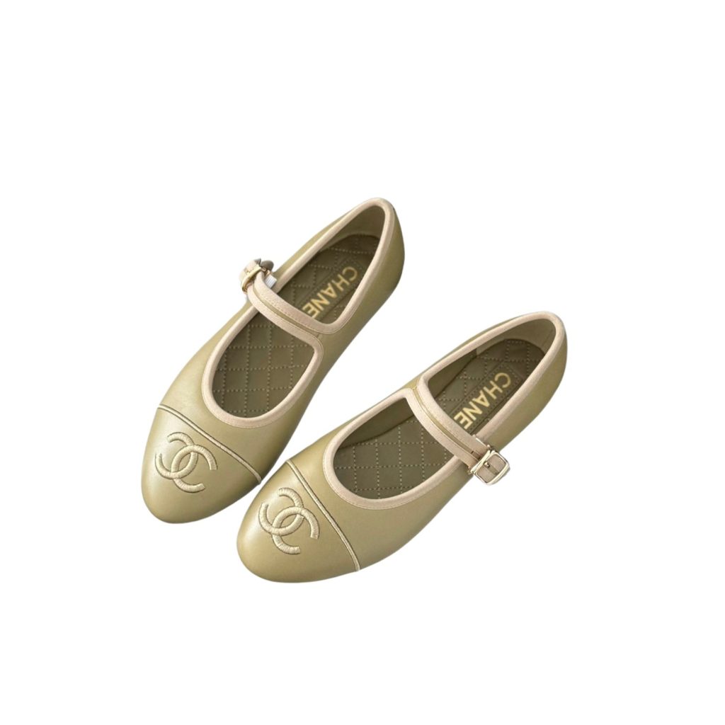 Chanel Mary Janes 24SS Yellow For Women