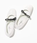 Chanel Mary Janes White And Black For Women- G45356 B15113 NT688