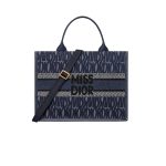 Dior Medium Book Tote Bag Blue Denim For Women 36.5cm/14.5in – M1324CZCH_M49E