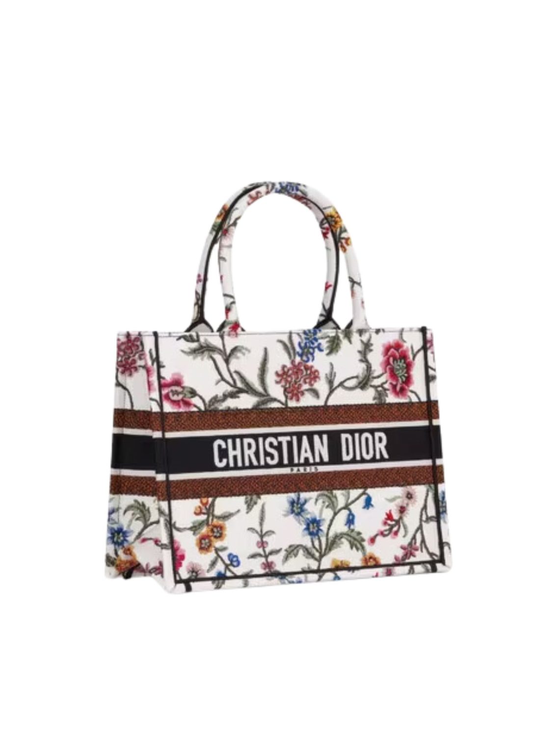 Christian Dior Medium Dior Tote Bag White For Women 14in/ 36cm M1296ZEAU_M933