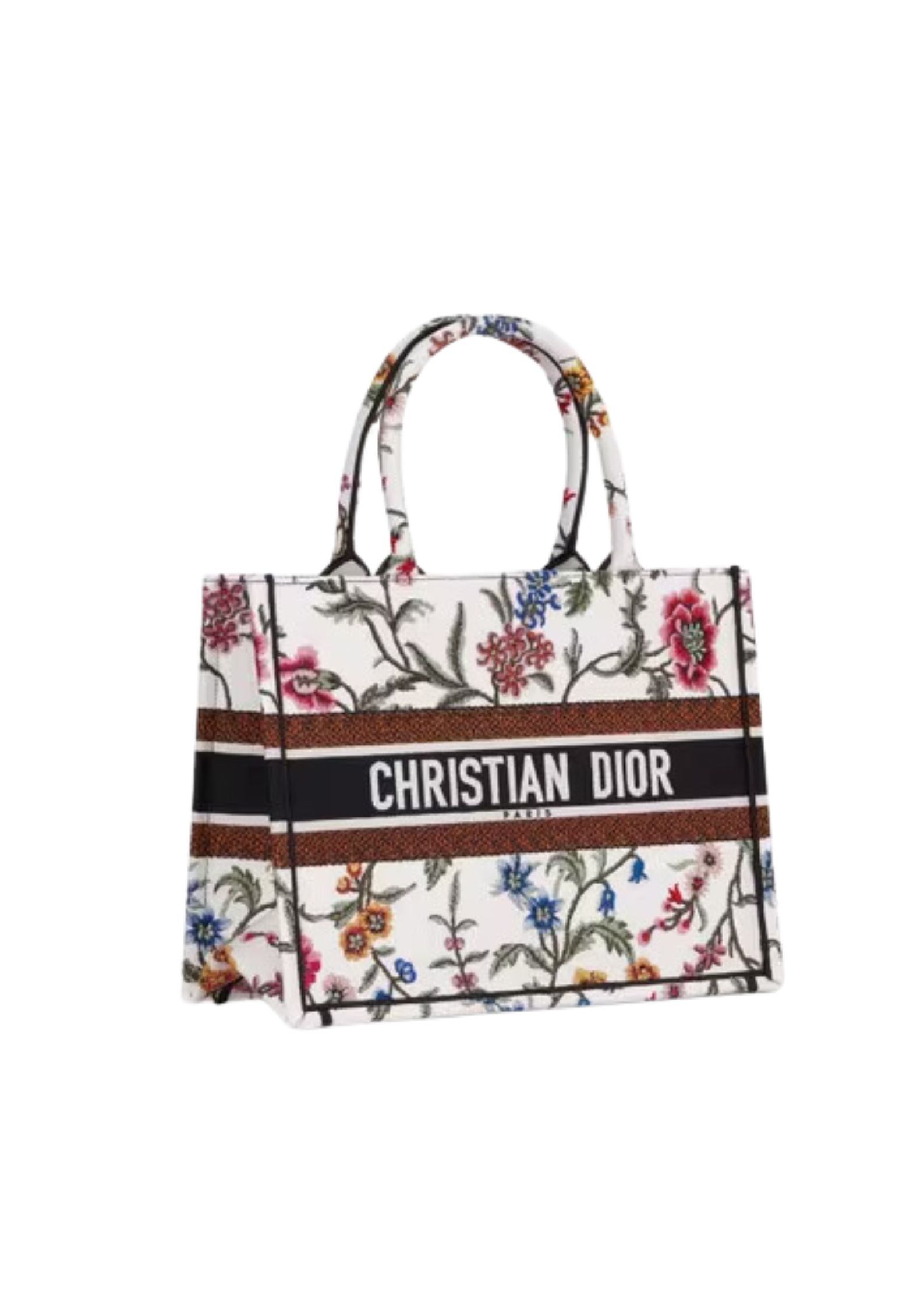 Christian Dior Medium Dior Tote Bag White For Women 14in/ 36cm M1296ZEAU_M933