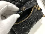 Mini Dior Backpack Cannage Black For Women‎ 12 in/ 31.5 cm CD