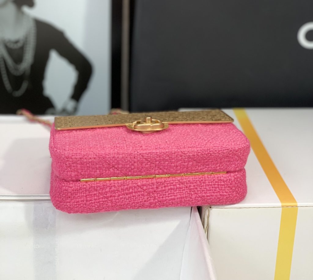 Mini Evening Bag Light Pink/Pink/Balck For Women 4.7 in / 12 cm  AS3526 B09388 NL020