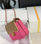 Mini Evening Bag Light Pink/Pink/Balck For Women 4.7 in / 12 cm  AS3526 B09388 NL020