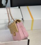 Mini Evening Bag Light Pink/Pink/Balck For Women 4.7 in / 12 cm  AS3526 B09388 NL020