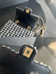 Chanel Mini Flap Bag With Handle White For Women 6.6 in / 17 cm AS3648