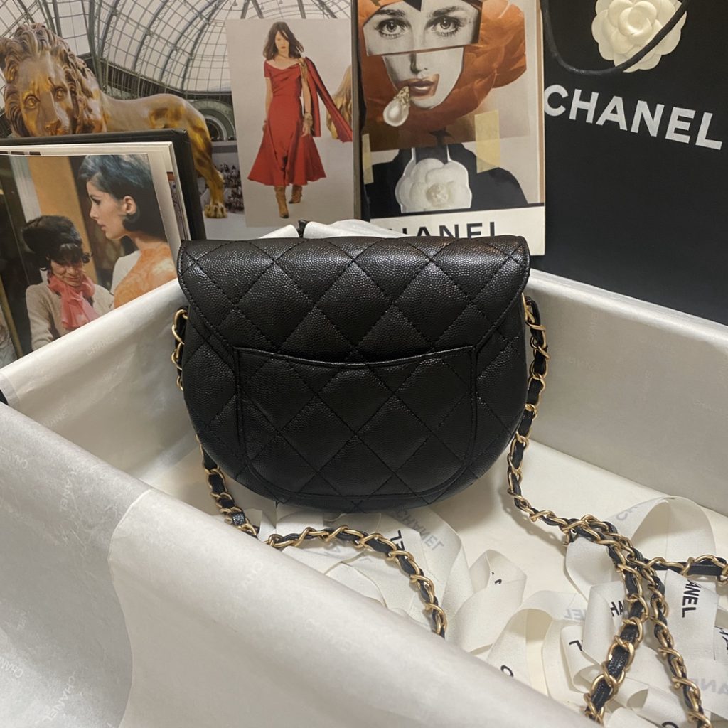 Chanel Mini Messenger Bag Balck For Women 7.4 in / 19 cm