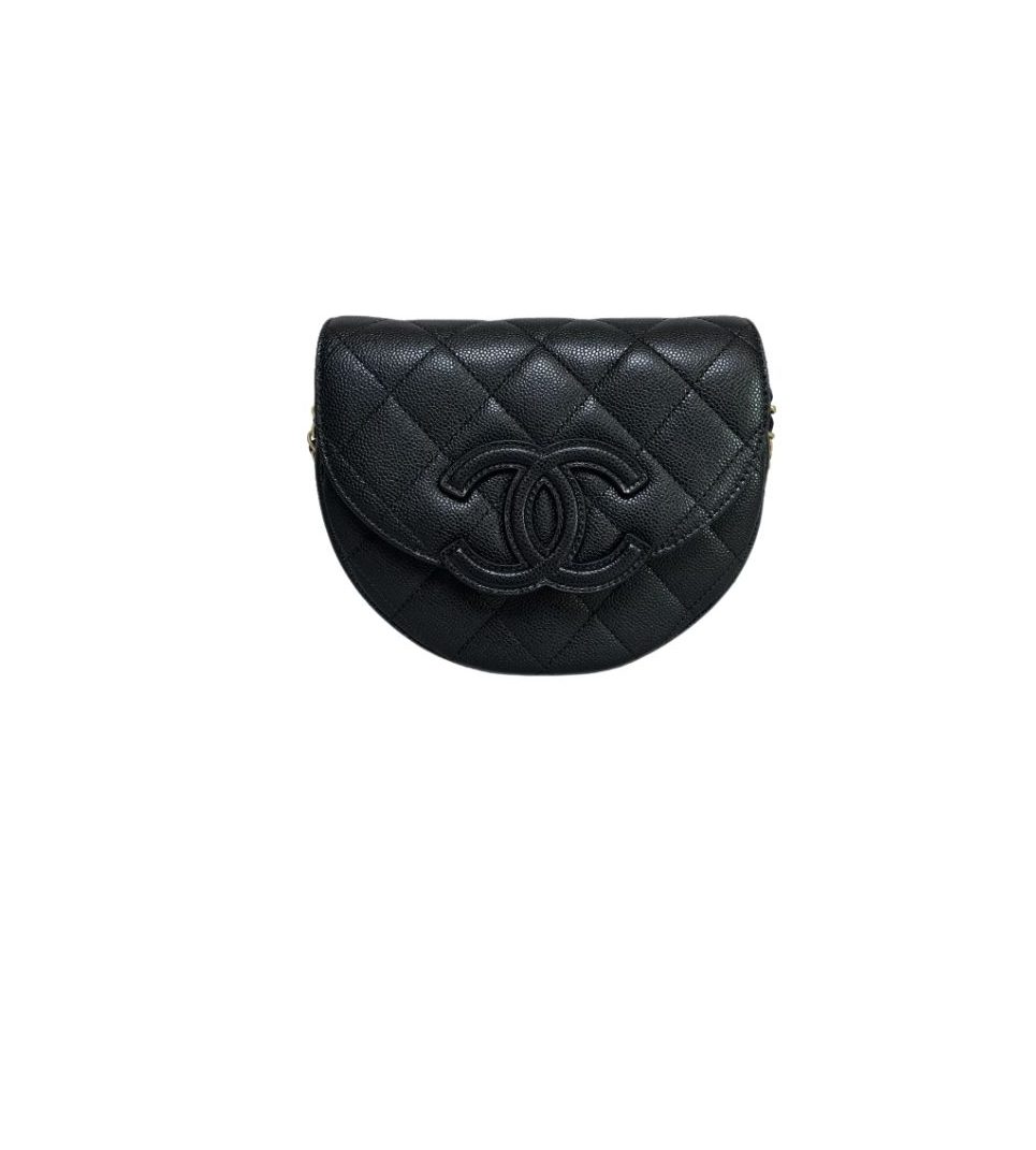 Chanel Mini Messenger Bag Balck For Women 7.4 in / 19 cm