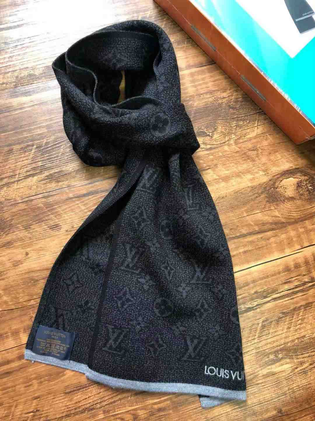 My Monogram Eclipse Scarf Black For Women