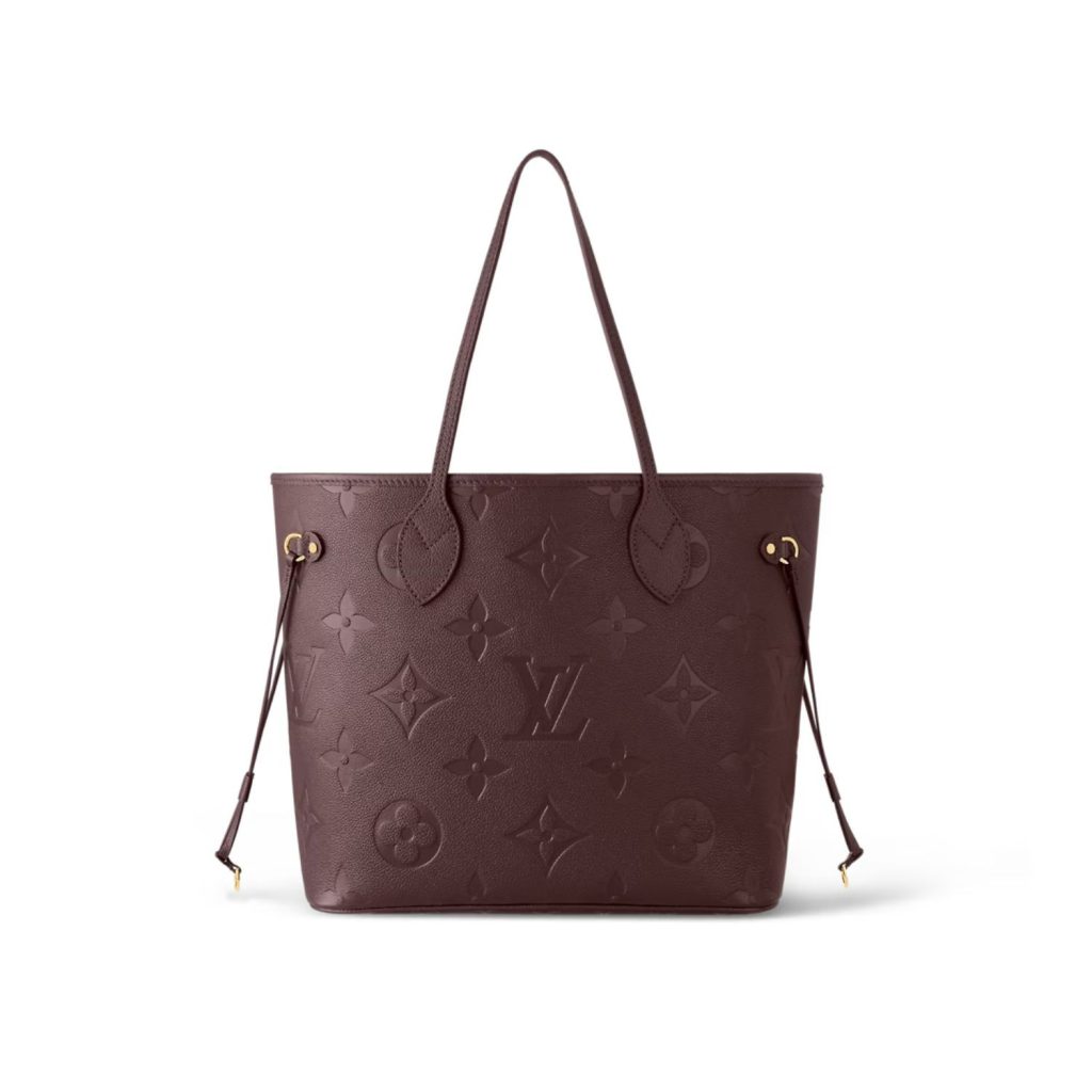 True To Original – Louis Vuitton Neverfull MM Bag Wine For Women Size 12.2 Inches/ 30.9 Cm