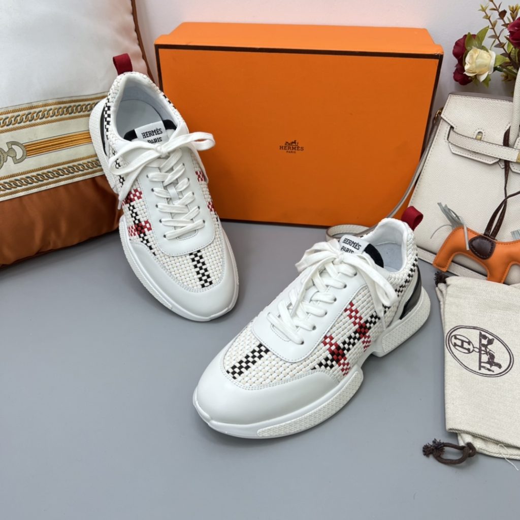 Hermes Sneaker Drift White For Men H212872ZH90400