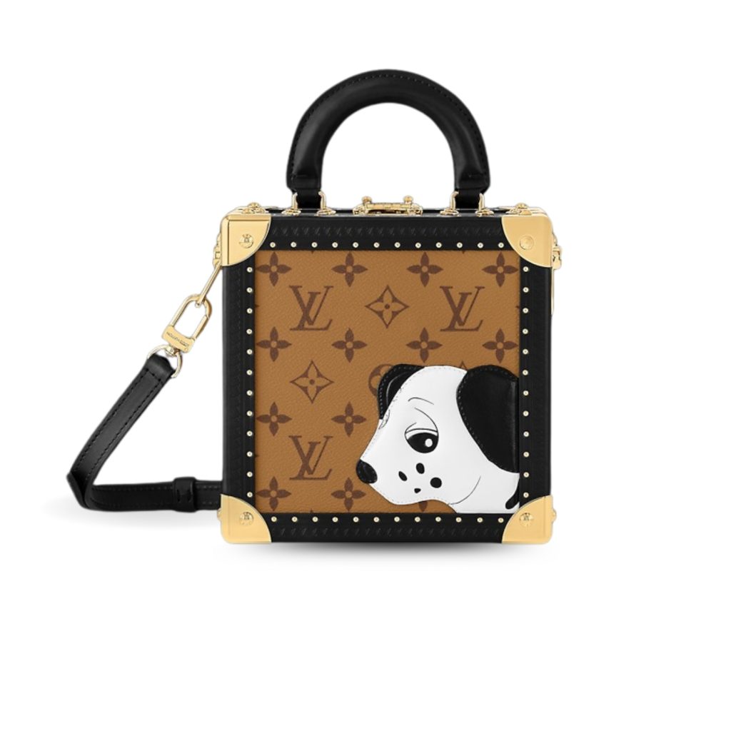 Louis Vuitton Mini Square Trunk Dalmatien Brown For Women M11206 6.7in/17cm