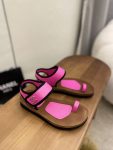 Chanel Women’s Velcro Flops Sandals Pink For Women