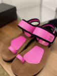 Chanel Women’s Velcro Flops Sandals Pink For Women