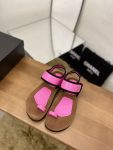 Chanel Women’s Velcro Flops Sandals Pink For Women