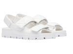 Prada Padded Nappa Sandals White For Women 0.8 in/ 2cm 1X721M_038_F0009_F_020