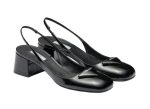 Prada Patent Slingback Pumps Black For Women 2.1 in/ 5.5 cm 1I767M_069_F0002_F_045