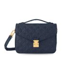 True-to-original No Box Louis Vuitton Pochette Métis Navy Blue For Women 9.8 Inches/ 25 Cm