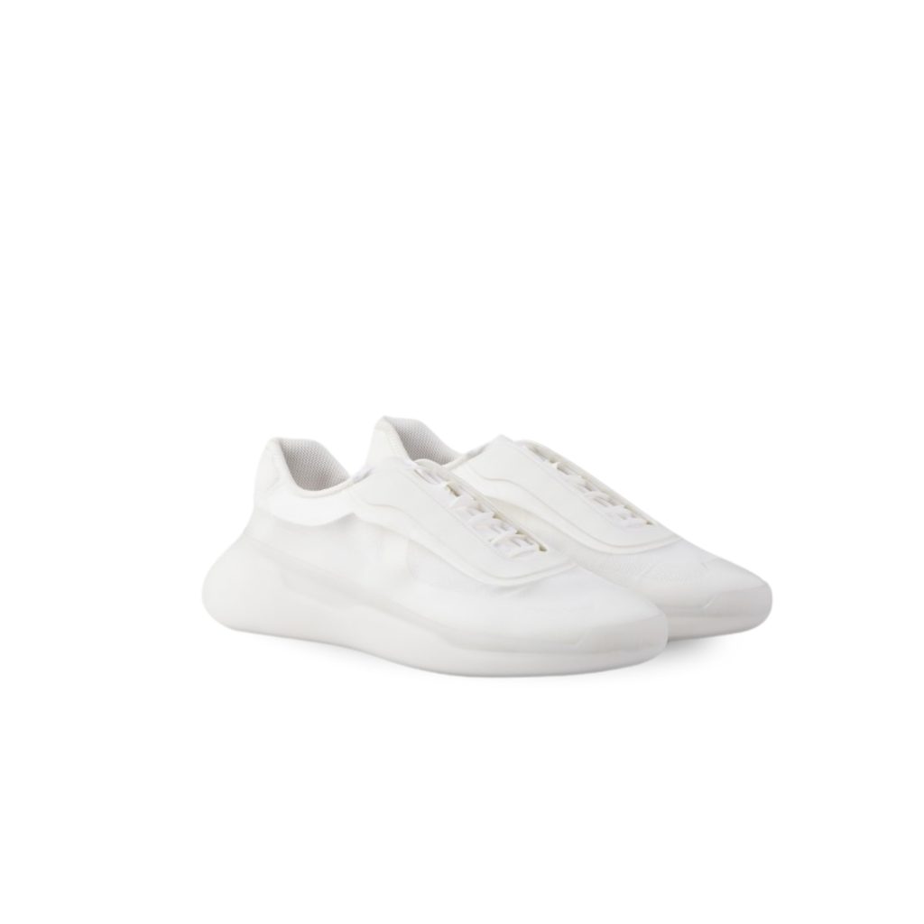 Prada America’s Cup Re-Nylon And Bike Fabric Sneakers White For Men 4E3608_78M_F0009_F_G000