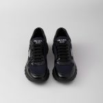 Prada Prax 01 Re-Nylon And Brushed Leather Sneakers Blue/Black For Men 2EE369_3LF5_F0713_F_G000