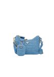 Re-Edition 2005 Raffia Bag Blue For Women 1BH204_2A2T_F0076_V_V9L