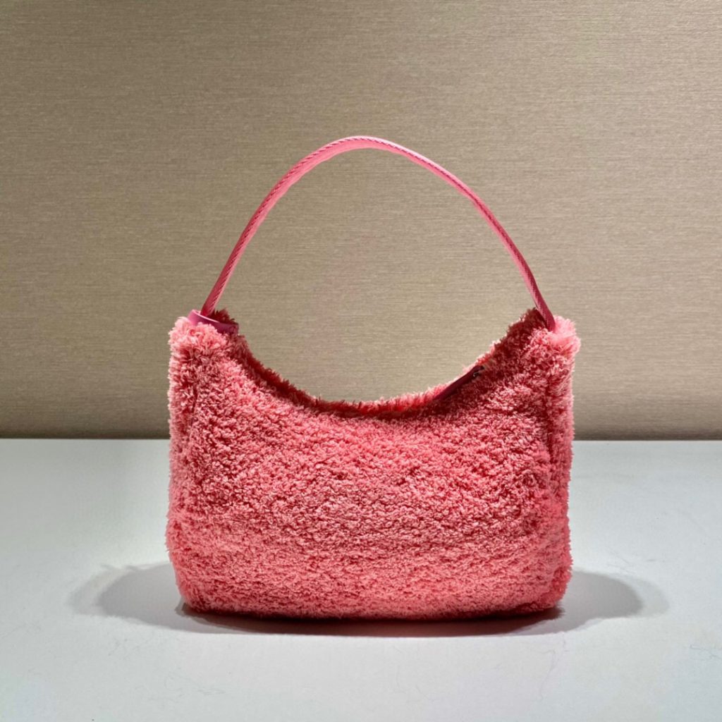 Re-Edition 2000 Terry Mini-Bag In Pink For Women 8.6in/ 22cm 1NE515_2DXO_F046J